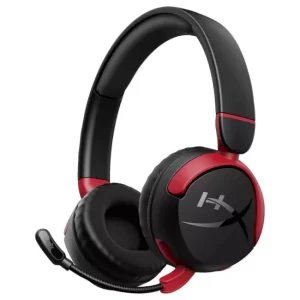 HyperX Cloud Mini, Wireless Gaming Headset, Microphone, Immersive Audio, Comfortable And Lightweight, BT 5.3, 25 Hours Battery Life, Volume Level Below 85 dB, For Ages 8-12, Black | 7G8F1AA