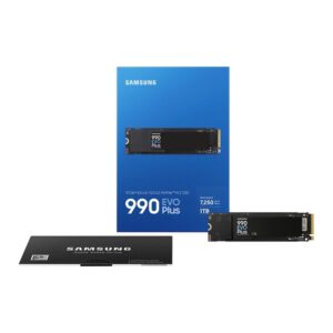 Samsung 990 EVO Plus 1TB PCIe 4.0/5.0, NVMe M.2 SSD - Black | MZ-V9S1T0BW