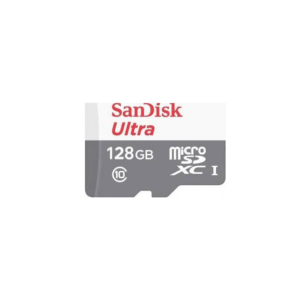 SanDisk Ultra 128GB microSDXC UHS-I Card, White, Standard Packaging | SDSQUNS-128G-GN6MN