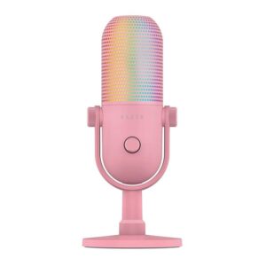 Razer Seiren V3 Chroma Quartz RGB USB Microphone - Pink | RZ19-05060300-R3M1