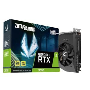 ZOTAC GAMING GeForce RTX 3050 6GB GDDR6 Solo Graphics Card - Black | ZT-A30510G-10L