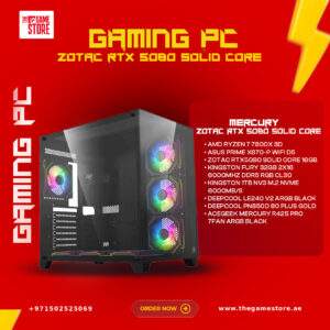 Mercury ZOTAC RTX 5080 – Ryzen-Powered, Solid Core Gaming Beast