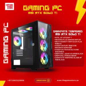 Intel Core i7-12700KF | RTX 5060 Ti 16GB | 32GB DDR5 | 1TB NVMe | Custom Gaming PC